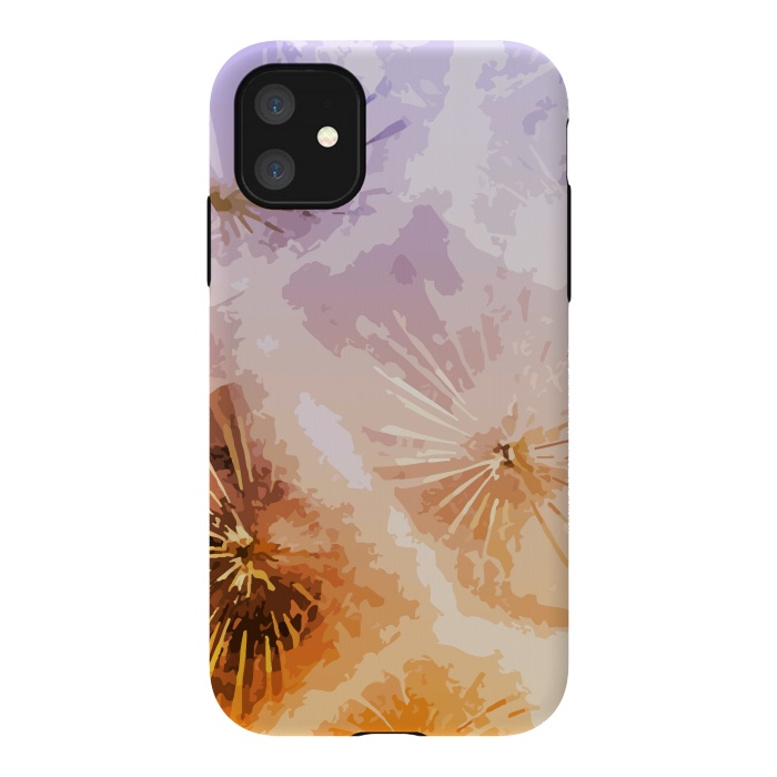 iPhone 11 StrongFit Dandelion Pattern by Creativeaxle