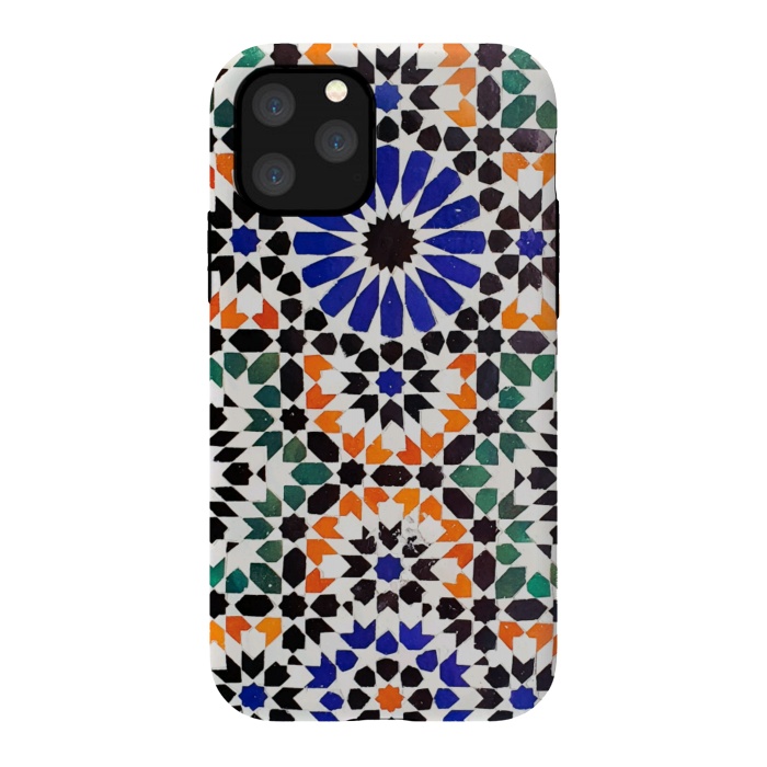 iPhone 11 Pro StrongFit Colorful tiles geometric pattern by Oana 