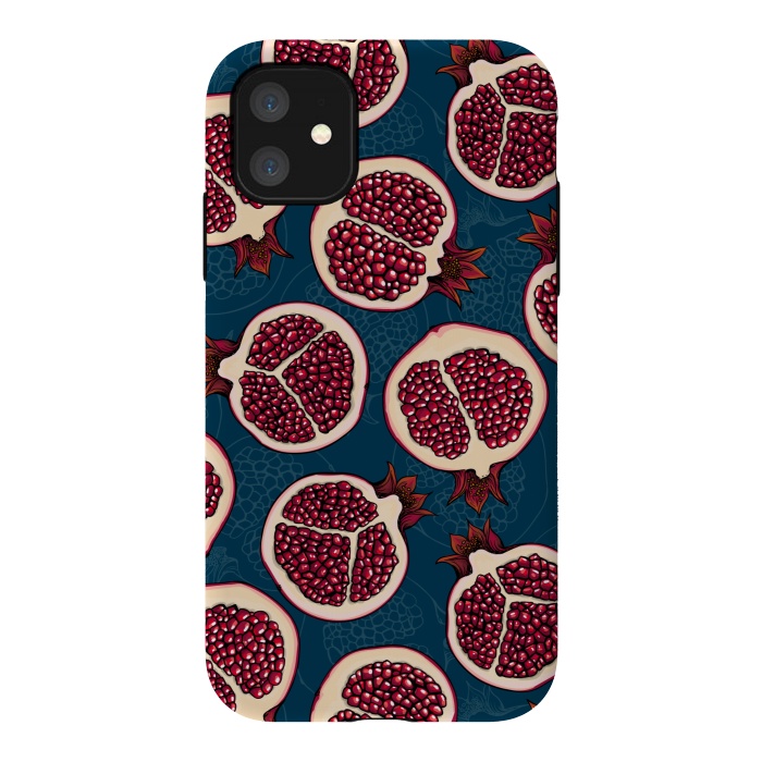 iPhone 11 StrongFit Pomegranate slices 2 by Katerina Kirilova