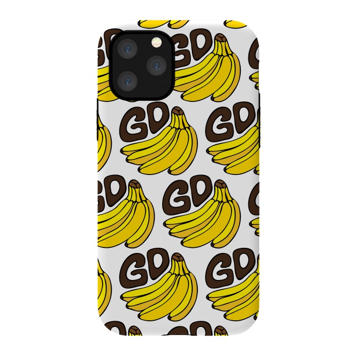 iPhone 11 Pro StrongFit Go Bananas by Majoih