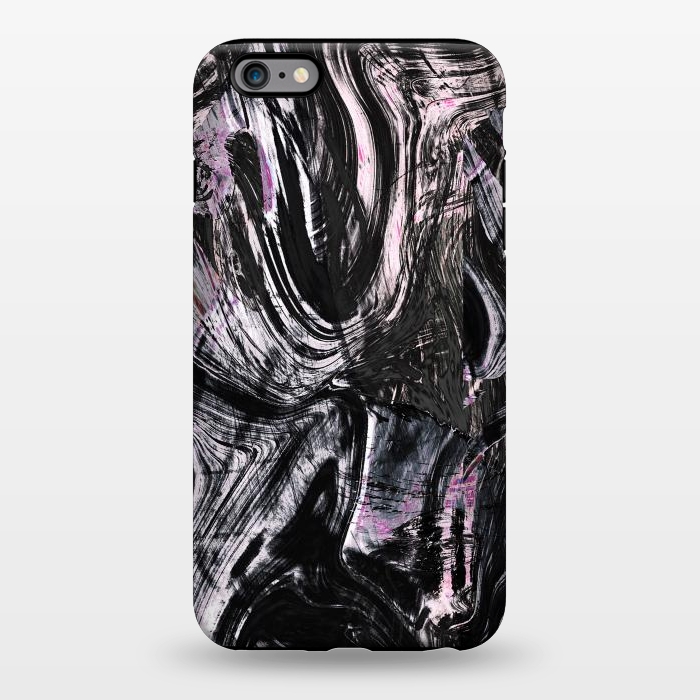iPhone 6/6s plus StrongFit Marble ink brushstrokes by Oana 