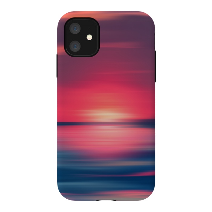 iPhone 11 StrongFit Abstract Sunset I by Art Design Works