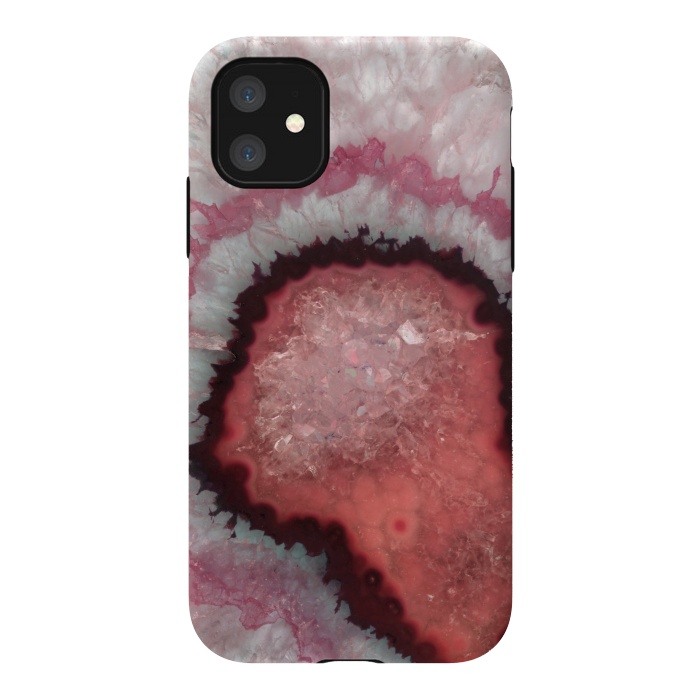 iPhone 11 StrongFit Coral Agate by  Utart