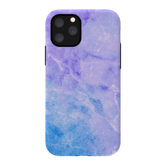 iPhone 11 Pro StrongFit Purple blue marble stone by Oana 
