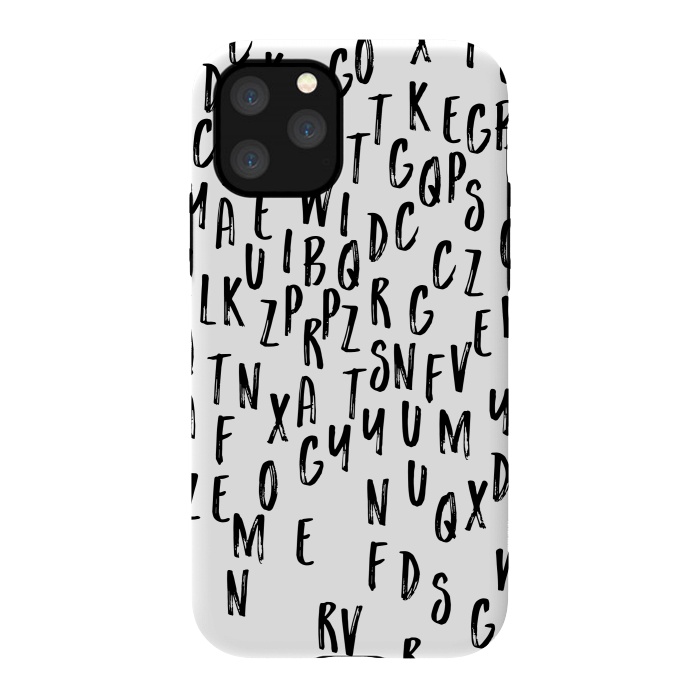 iPhone 11 Pro StrongFit Alphabet Letters by Karolina