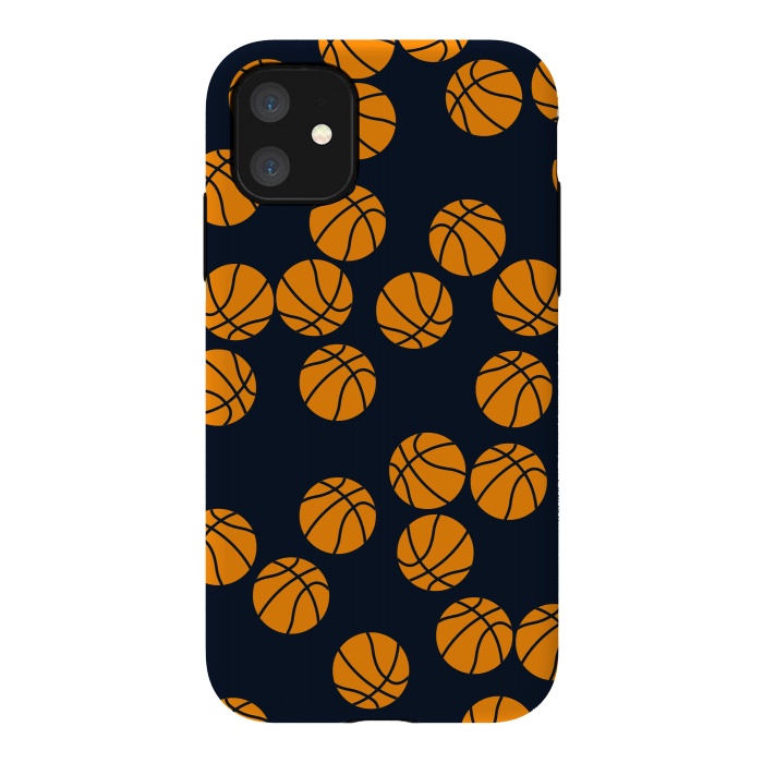 iPhone 11 StrongFit Cute Basketball Print by Karolina