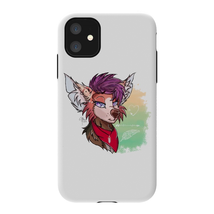 iPhone 11 StrongFit Furry Punk by Chiterra