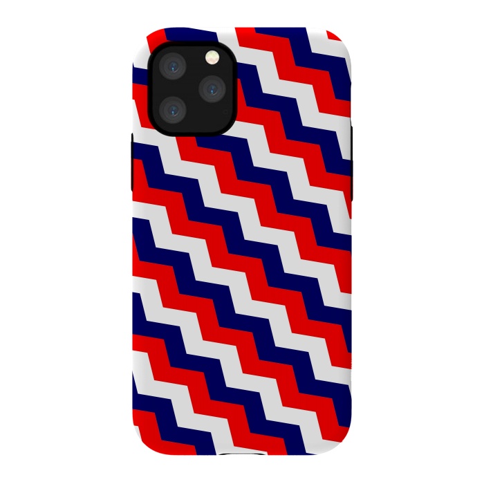 iPhone 11 Pro StrongFit Chevron colorful by Dhruv Narelia