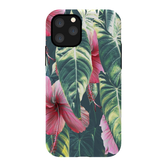 iPhone 11 Pro StrongFit Wild Hibiscus  by Uma Prabhakar Gokhale