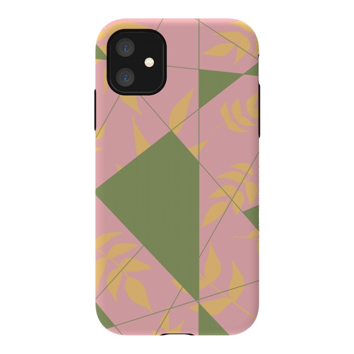 iPhone 11 StrongFit Cute leaves by CAS