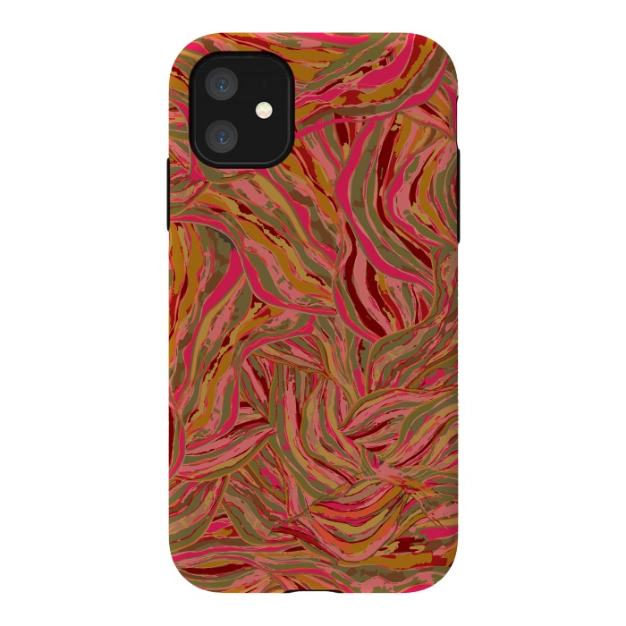 iPhone 11 StrongFit Rocky Ripples Carnival by Lotti Brown