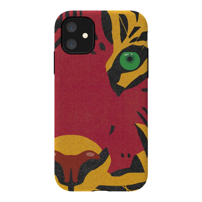 iPhone 11 StrongFit The tiger by absurdstyle