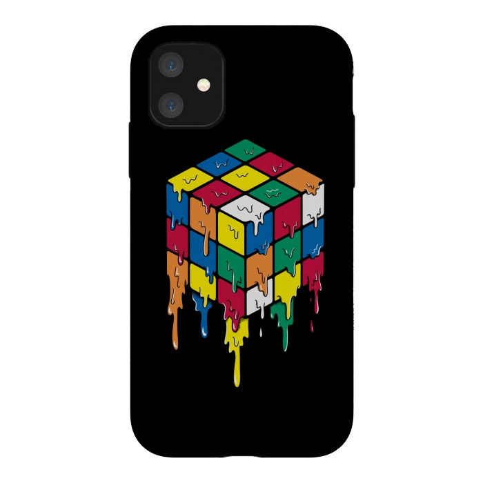 iPhone 11 StrongFit Rubiks Cube by Coffee Man