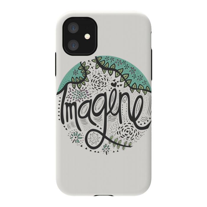 iPhone 11 StrongFit Imagine by Pom Graphic Design