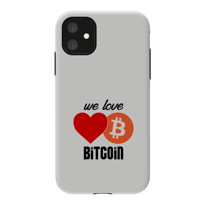 iPhone 11 StrongFit we love bitcoin by TMSarts