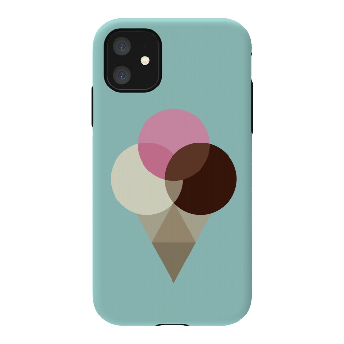 iPhone 11 StrongFit Neapolitan Ice Cream II by Dellán