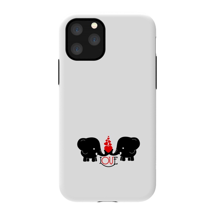 iPhone 11 Pro StrongFit elephants love by TMSarts