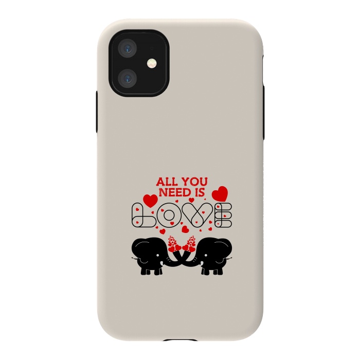iPhone 11 StrongFit all you need elephants by TMSarts