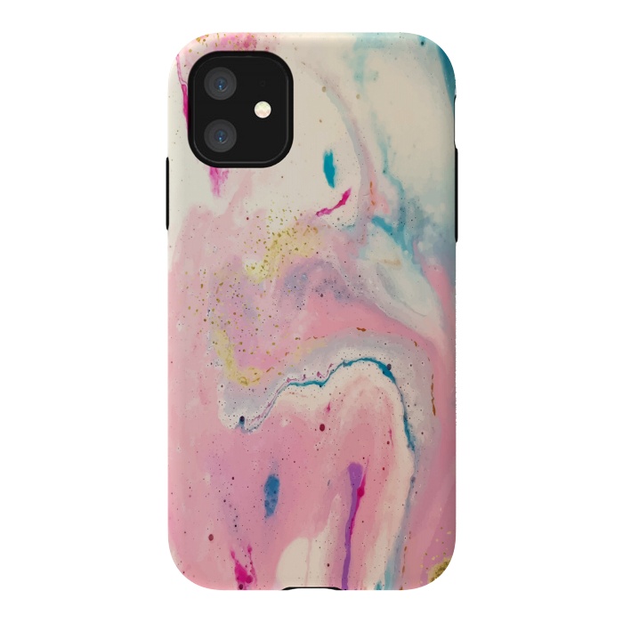 iPhone 11 StrongFit marble abstract pattern by MALLIKA