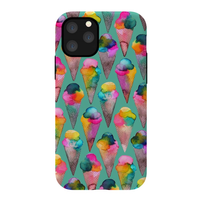iPhone 11 Pro StrongFit Ice Cream Summer Cones by Ninola Design