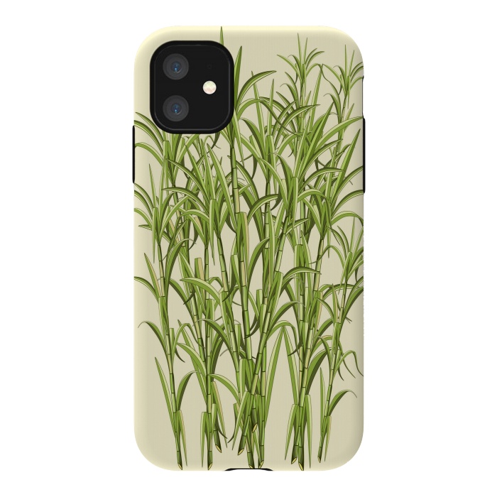 iPhone 11 StrongFit Sugar Cane Exotic Plant by BluedarkArt