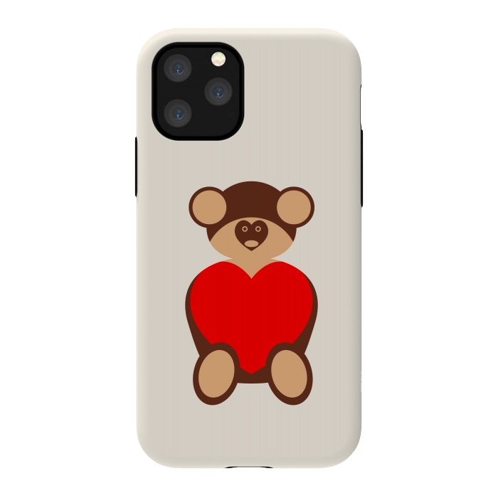 iPhone 11 Pro StrongFit valentine daddy bear by TMSarts