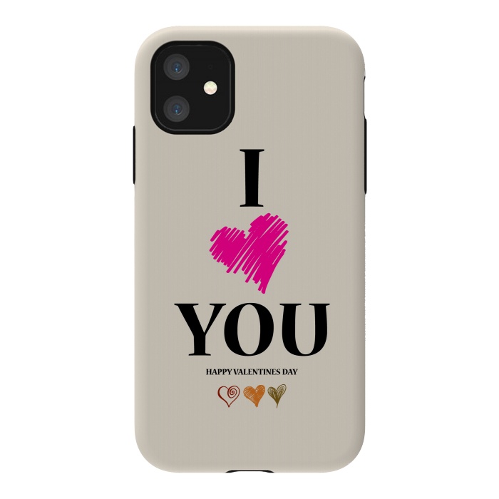 iPhone 11 StrongFit i love you heart by TMSarts