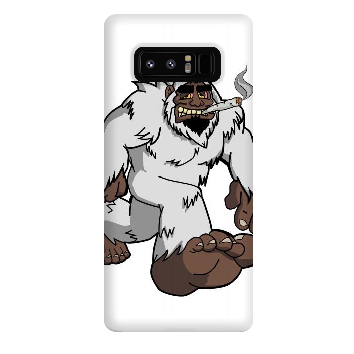 Galaxy Note 8 StrongFit Chillin' Yeti by Area51 Designs