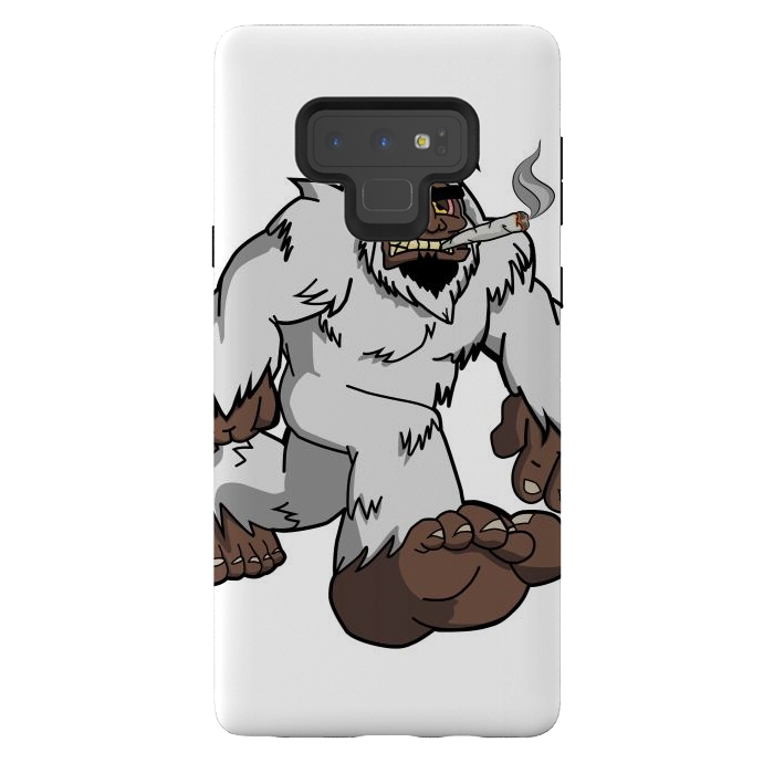 Galaxy Note 9 StrongFit Chillin' Yeti by Area51 Designs