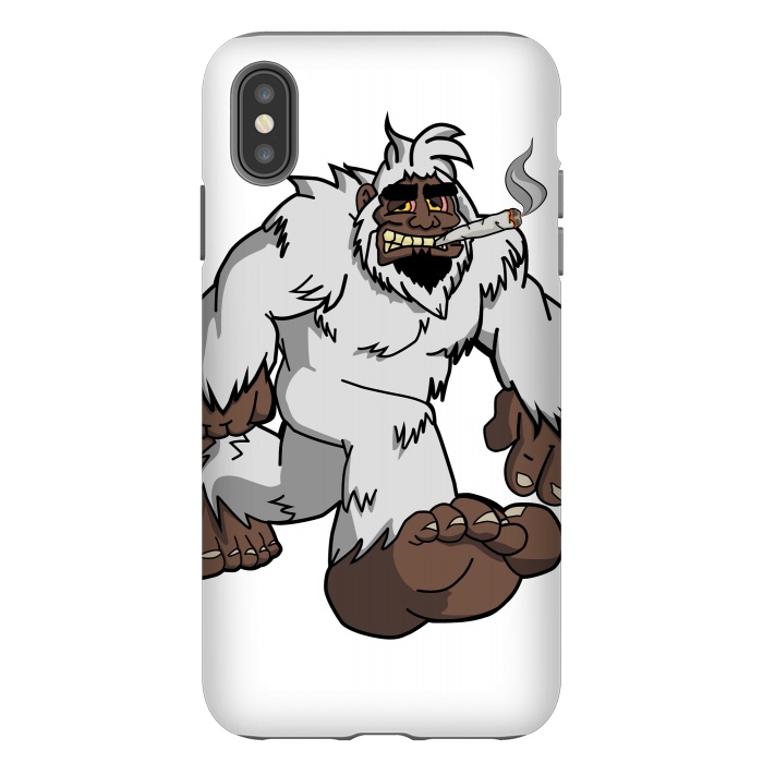 iPhone Xs Max StrongFit Chillin' Yeti by Area51 Designs