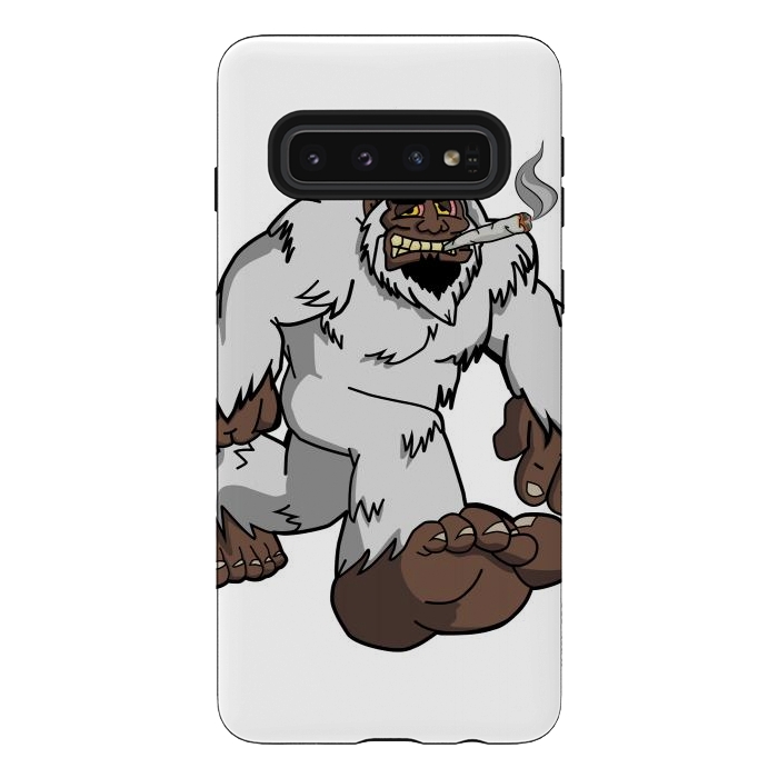 Galaxy S10 StrongFit Chillin' Yeti by Area51 Designs