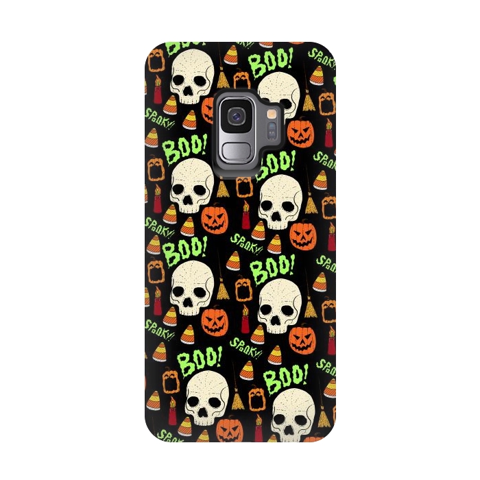 Galaxy S9 StrongFit Halloween pattern by Steve Wade (Swade)