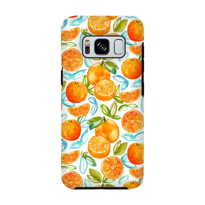 Galaxy S8 StrongFit Oranges  by Tigatiga