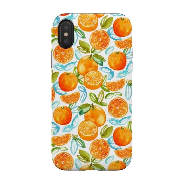 iPhone Xs / X StrongFit Oranges  by Tigatiga