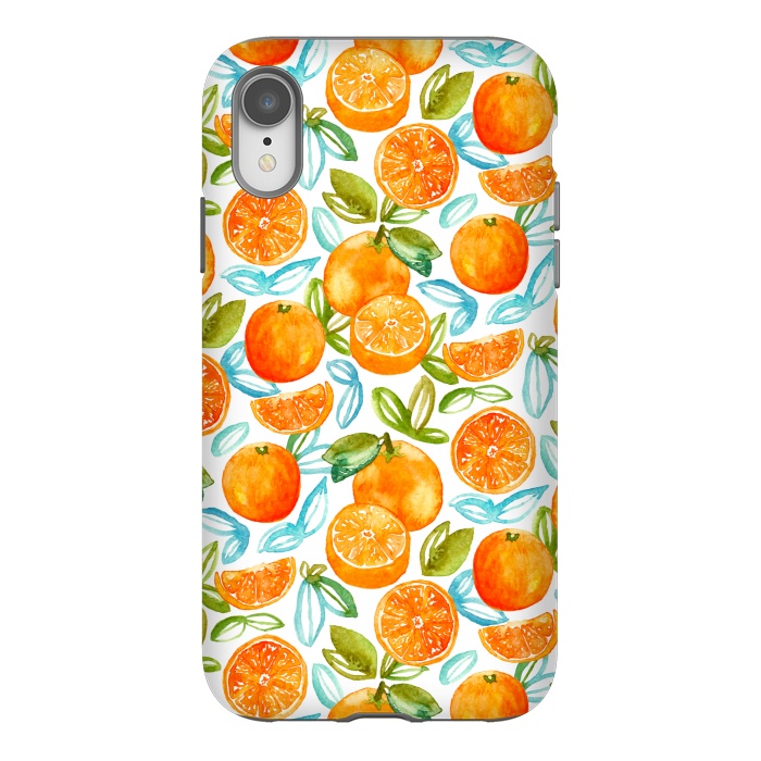 iPhone Xr StrongFit Oranges  by Tigatiga