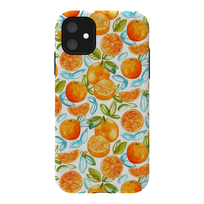 iPhone 11 StrongFit Oranges  by Tigatiga