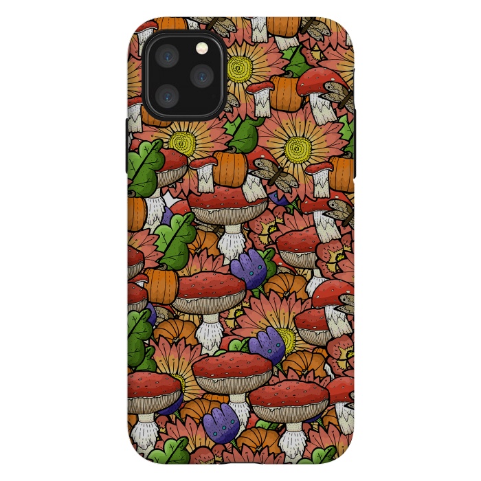 iPhone 11 Pro Max StrongFit Autumn Pattern by Steve Wade (Swade)