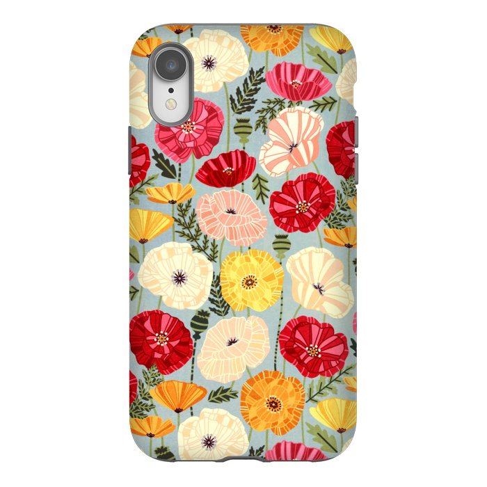 iPhone Xr StrongFit Iceland Poppies  by Tigatiga
