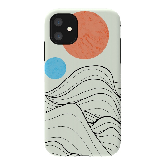 iPhone 11 StrongFit 2 moon waves by Steve Wade (Swade)