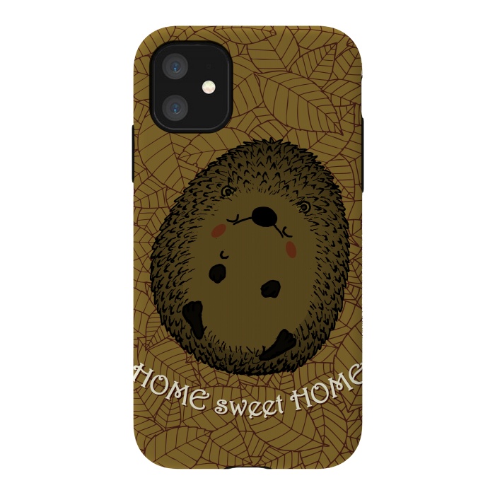 iPhone 11 StrongFit HOME SWEET HOME by Mangulica