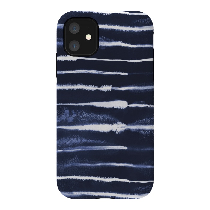 iPhone 11 StrongFit Electric Ink Navy by Ninola Design