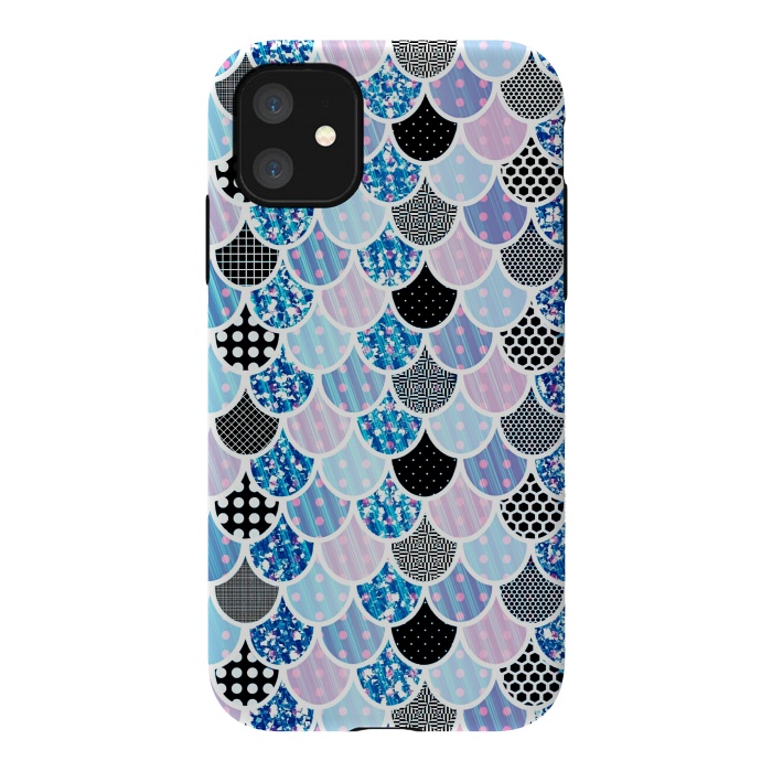 iPhone 11 StrongFit Blue mermaid by Jms