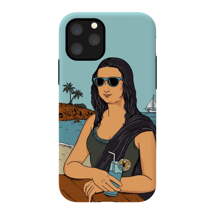iPhone 11 Pro StrongFit Mona Lisa Beach by Coffee Man