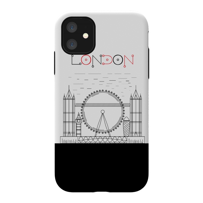 iPhone 11 StrongFit london line art by TMSarts