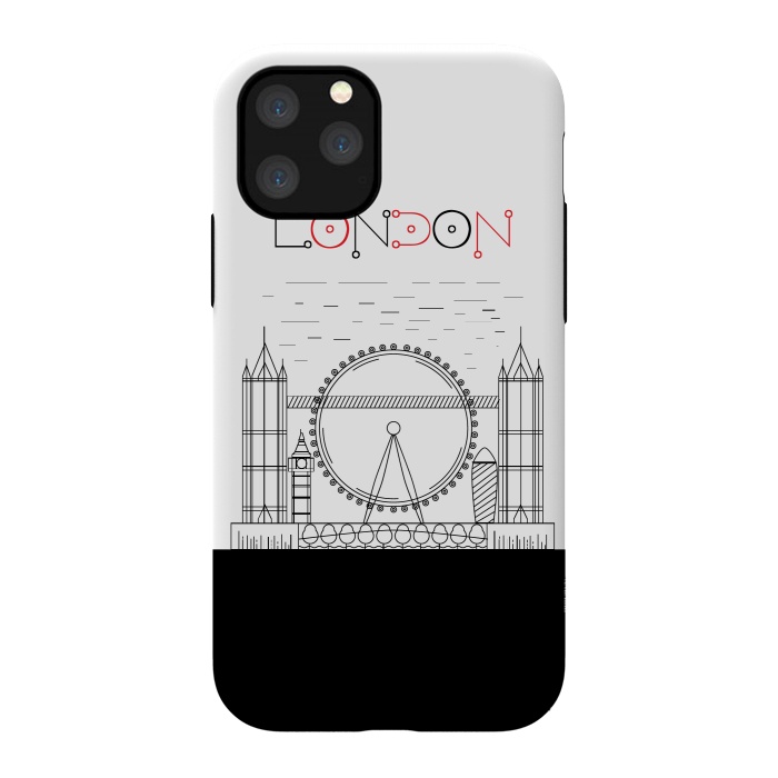 iPhone 11 Pro StrongFit london line art by TMSarts