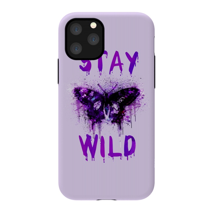 iPhone 11 Pro StrongFit Stay Wild Butterfly by Andrea Haase