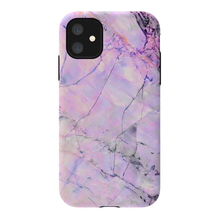 iPhone 11 StrongFit Iridescent pastel marble by Oana 
