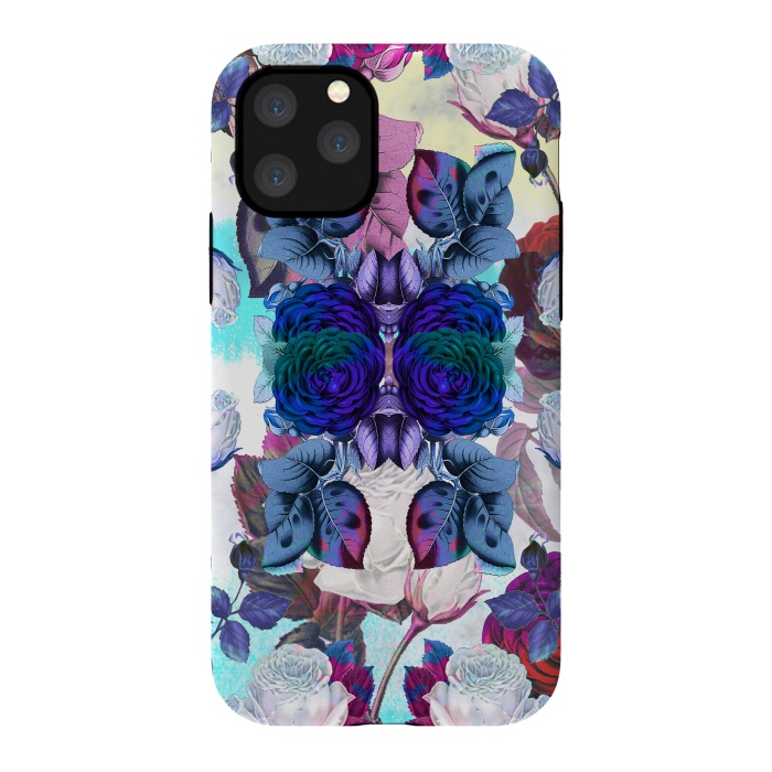 iPhone 11 Pro StrongFit Blue roses by Oana 