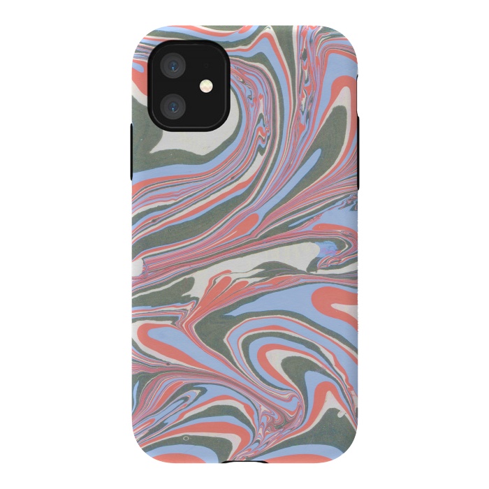 iPhone 11 StrongFit liquid acrylic marble by haroulita