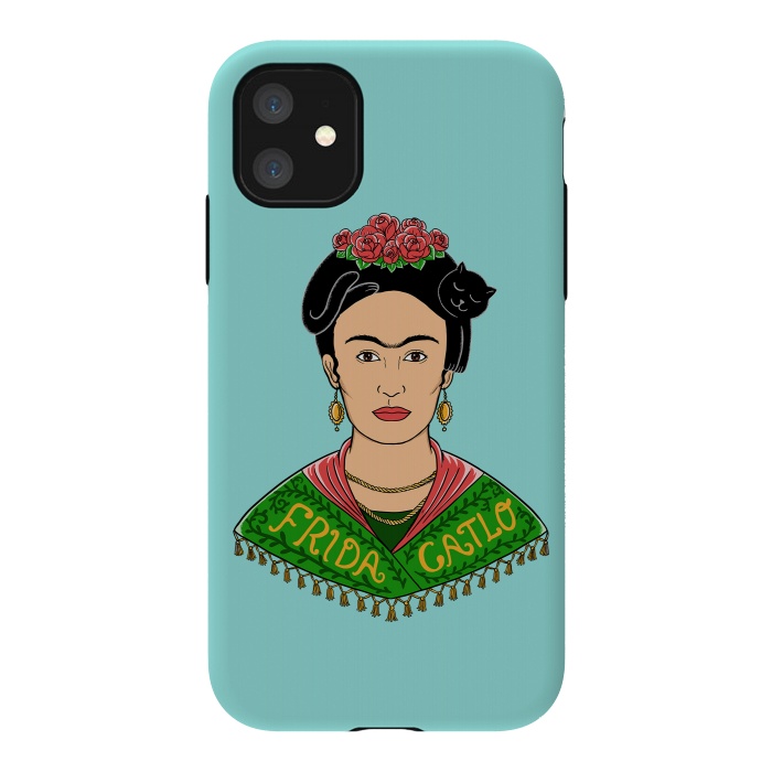 iPhone 11 StrongFit Frida Catlo by Coffee Man